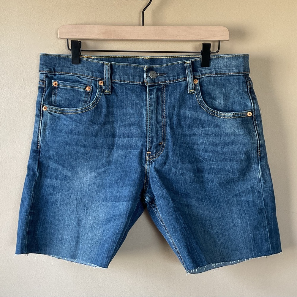 Levi’s 527 Cut Off Denim Jean Shorts Size 33